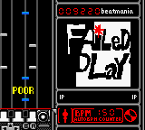 Beatmania GB (Japan) In game screenshot